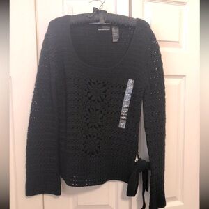 DKNY Jeans Crochet Sweater- Brand New!